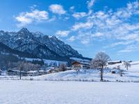 Winterlandschaft am Fuß des Zahmen Kaiser